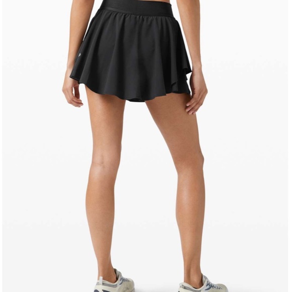 Lululemon Court Rival High Rise Skirt Black - Picture 2 of 8